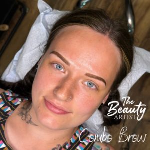 Example of ombre brow